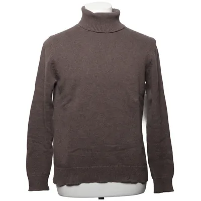 Polotröja (Brun) från Grand Frank Kashmir, Bomull, Ull