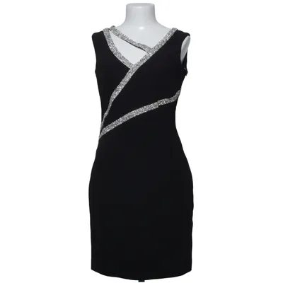 Cocktailklänning (Svart, Silverfärgad) från Rengin Polyester