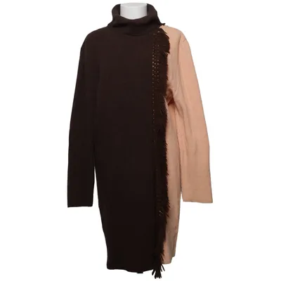 Poloklänning (Brun, Beige) från Mondi Angora, Polyamid, Ull