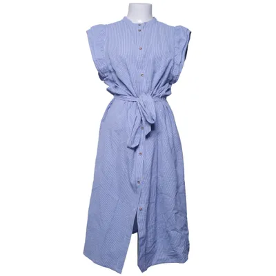 Blousejurk (Blauw, Wit) van Basic Apparel Organisch katoen