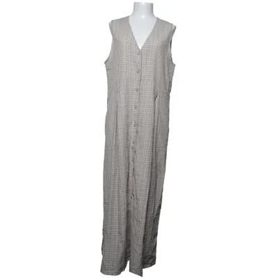 Maxi jurk (Beige, Bruin) van Ebba Jensen Katoen, Polyester