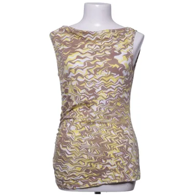 Top (Yellow, Brown, White) from Ann Taylor Cotton, Modal