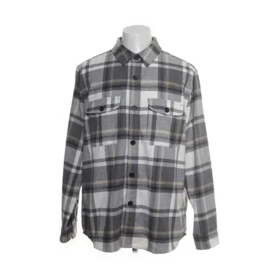 Overshirt (Gray, Multicolored) from H&M Man Polyester, Acrylic