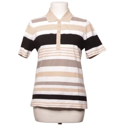 Pikétröja (Beige, Svart, Vit, Grå) från Micha Bomull, Elastan