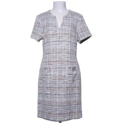 Robe (Blanc, Bleu, Marron) de Connected Apparel Coton, Polyester