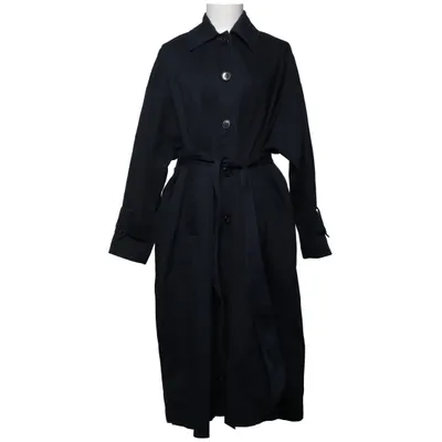 Trench-coat (Bleu) de Zara Coton, Élasthane