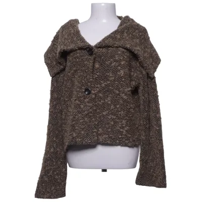 Cardigan (Brown, Black) from Transparente Cotton, Polyester