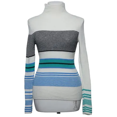 Rollkragenpullover (Weiß, Blau, Mehrfarbig) von Zara Acryl, Polyamid, Wolle