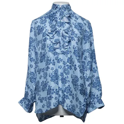 Bluse (Blå, Hvid) fra The GIGI