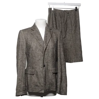 Tailleur jupe (Gris, Marron) de Copines Polyamide, Soie, Laine