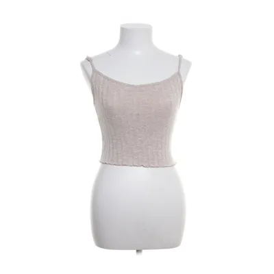 Crop top (Beige) from Essentials Polyester, Viscose, Elastane