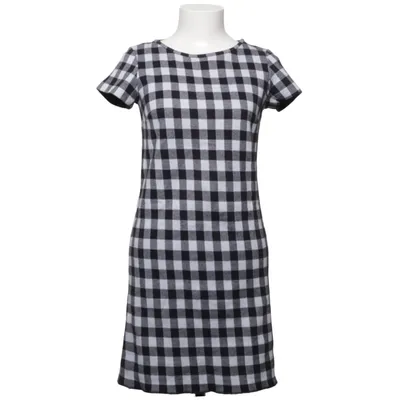Robe (Noir, Blanc) de Piú & Piú Coton, Élasthane, Polyamide