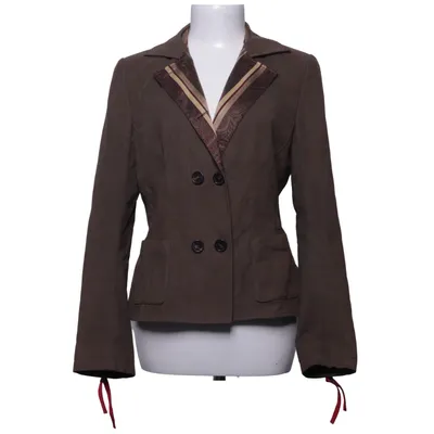 Blazer (Marron) de Stiff Acétate, Coton, Élasthane, Polyester, Laine