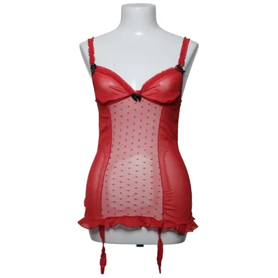 Negligé (Rot) von Baci Lingerie Elasthan, Polyamid, Polyester
