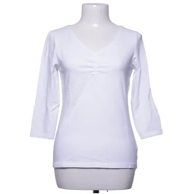 T-shirt à manches longues (Blanc) de Åhléns Élasthane, Coton biologique