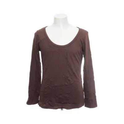 Langærmet t-shirt (Brun) fra Elfin Bomuld, Elastan