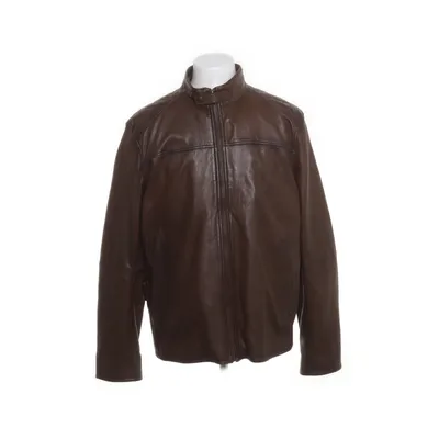 Läderjacka (Brun) från Massimo Dutti Skinn