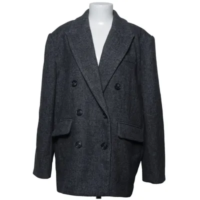 Sømandsjakke (Grå) fra Premium Quality Gina Tricot Polyester, Uld