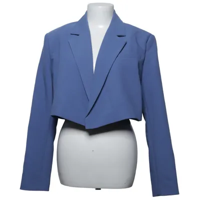 Blazer (Blue) from Emo Cotton, Polyester, Viscose
