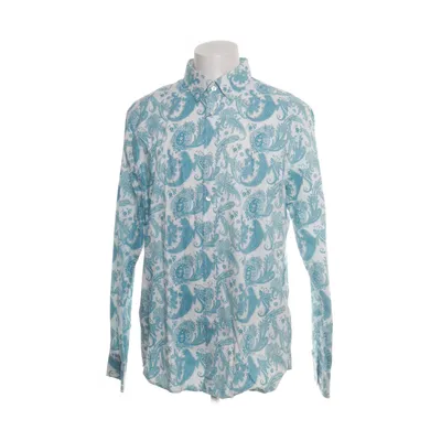 Buttondown-skjorta (Vit, Grön) från Hampton Republic Bomull