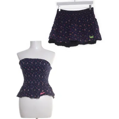 Set (Blauw, Meerkleurig) van Superdry Viscose, Katoen