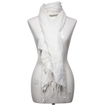 Sjaaltje (Wit) van Pashmina Zijde
