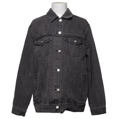 Jeansjacka (Grå) från Missguided Tall Bomull, Polyester