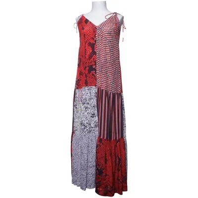 Maxi jurk (Rood, Meerkleurig) van Lala Berlin Zijde, Viscose