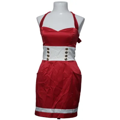 Robe (Rouge, Blanc) de Rare Coton, Élasthane, Polyamide, Polyester, Viscose