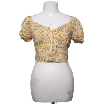 Crop top (Gul, Vit) från NLW Viskos