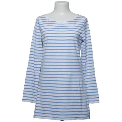 T-shirt à manches longues (Bleu, Blanc) de Guna Coton, Élasthane