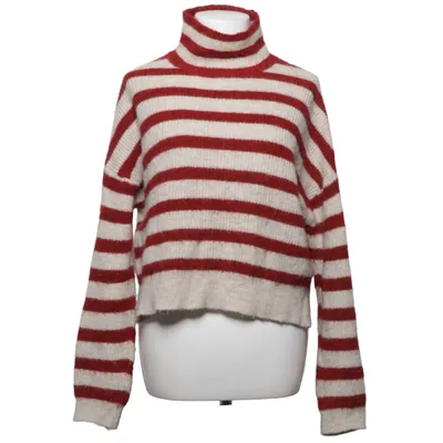 Polotröja (Röd, Vit) från Zara Knit Akryl, Mohair, Polyester, Ull