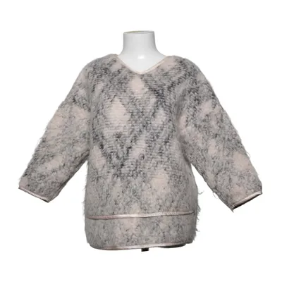 Pull-over (Gris, Beige) de Nadine H Laine d'alpaga, Mohair, Polyester