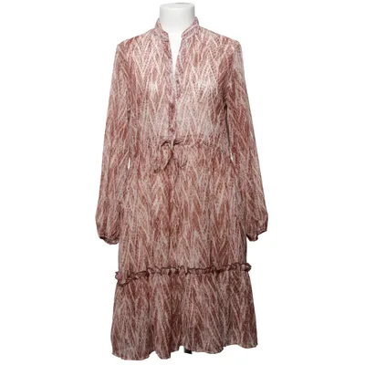 Robe (Marron, Blanc) de Kilibbi Polyester