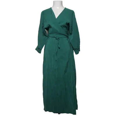 Slå-om-kjole (Grøn) fra Lindex Modal, Polyester