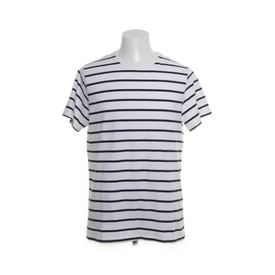 T-shirt (Vit, Blå) från Bläck Bomull, Elastan