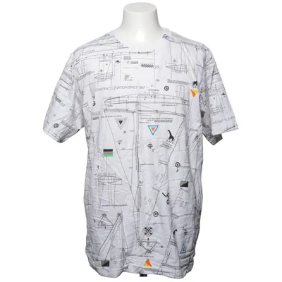 T-shirt (Blanc, Multicolore) de LRG Coton