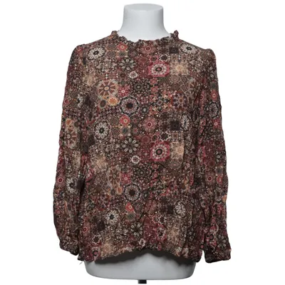 Bluse (Brun, Flerfarvet) fra Pepper Viscose