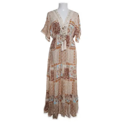 Maxi jurk (Bruin, Meerkleurig) van Made in italy Viscose