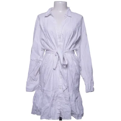 Robe chemise (Blanc) de Vero Moda Coton, Lin