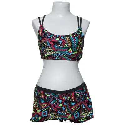 Bikini (Schwarz, Mehrfarbig) von Rainbow Elasthan, Polyamid