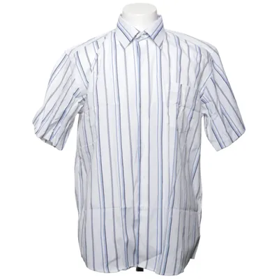 Chemise à manches courtes (Blanc, Bleu) de Emporio Collection