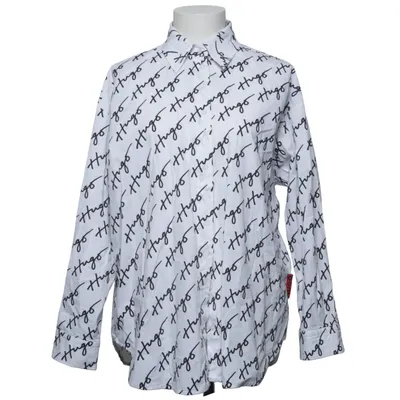 Shirt (Wit, Zwart) van Hugo Boss Katoen, Elastaan