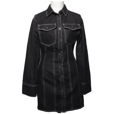 Jeansklänning (Grå) från H&M Bomull