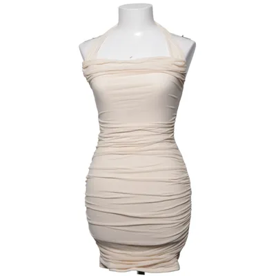 Halterneck dress (Beige) from Oh Polly Elastane, Polyamide, Polyester