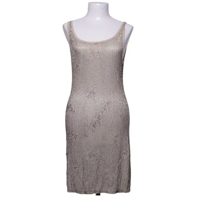 Jurk (Beige) van Ambre Babzoe Katoen, Elastaan