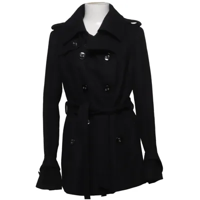 Coat (Black) from Luxury Feeling by Cubus Polyester, Viscose, Wool