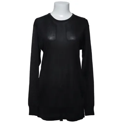T-shirt à manches longues (Noir) de Sleep in Silk Soie