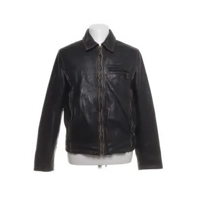 Läderjacka (Svart) från Molltan Polyester, Skinn