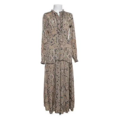 Maxi jurk (Bruin, Meerkleurig) Polyester, Zijde